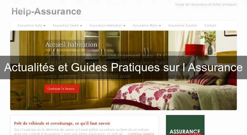 Actualités et Guides Pratiques sur l'Assurance