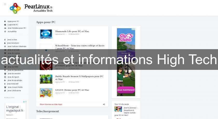 actualités et informations High Tech