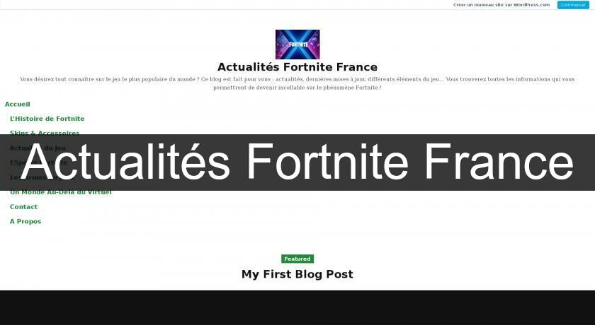 Actualités Fortnite France