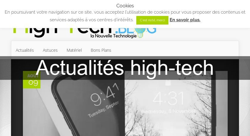 Actualités high-tech Actualités high-tech