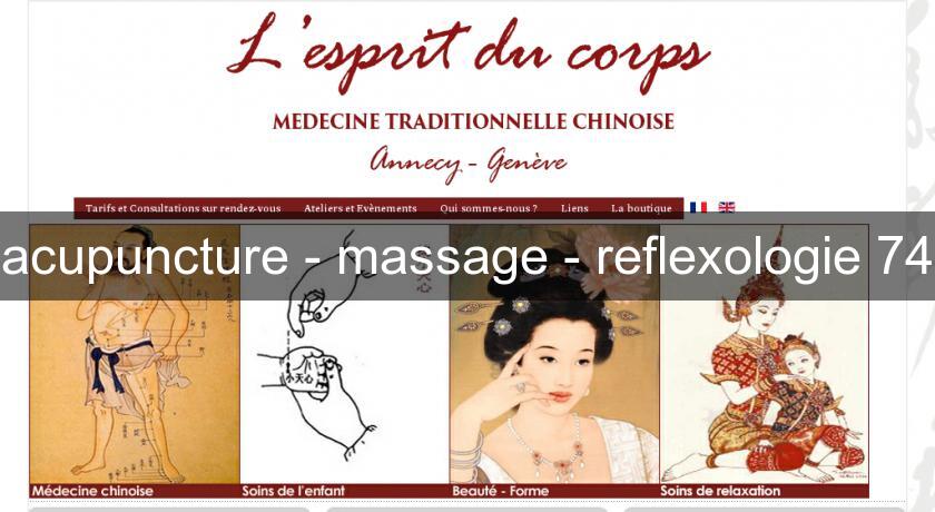 acupuncture - massage - reflexologie 74 acupuncture - massage - reflexologie 74