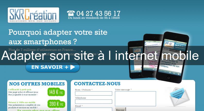 Adapter son site à l'internet mobile 