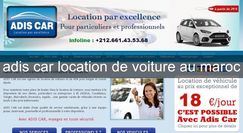 adis car location de voiture au maroc adis car location de voiture au maroc
