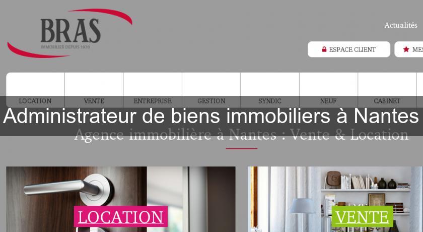 Administrateur de biens immobiliers à Nantes