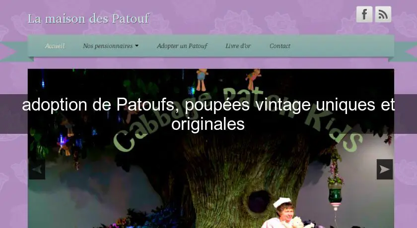 adoption de Patoufs, poupées vintage uniques et originales