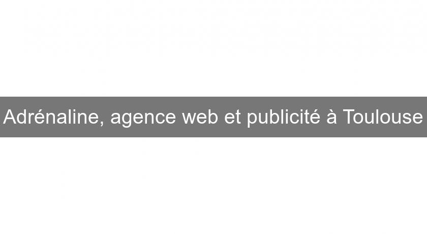 Adrénaline, agence web et publicité à Toulouse Adrénaline, agence web et publicité à Toulouse