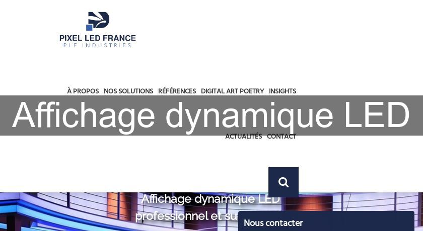 Affichage dynamique LED