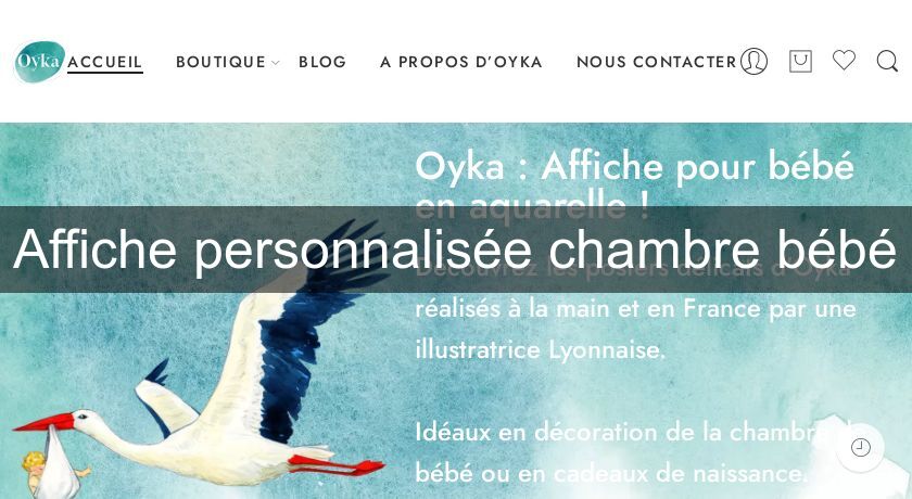 Affiche personnalisée chambre bébé Affiche personnalisée chambre bébé