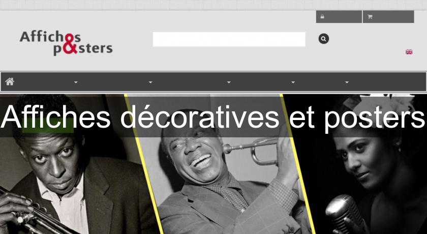 Affiches décoratives et posters Affiches décoratives et posters