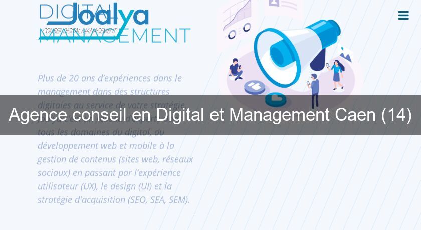 Agence conseil en Digital et Management Caen (14) Agence conseil en Digital et Management Caen (14)