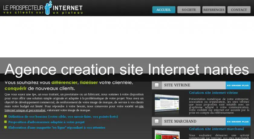 Agence creation site Internet nantes