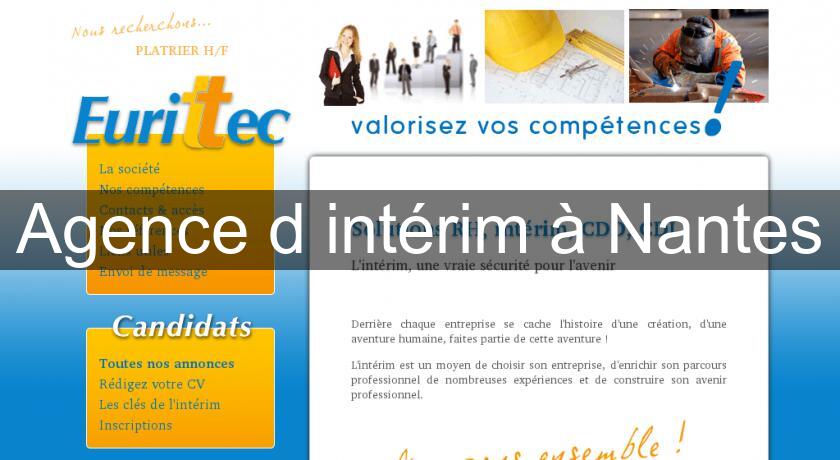 Agence d'intérim à Nantes Agence d'intérim à Nantes