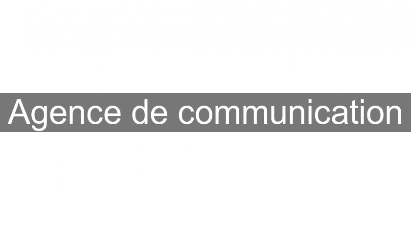 Agence de communication