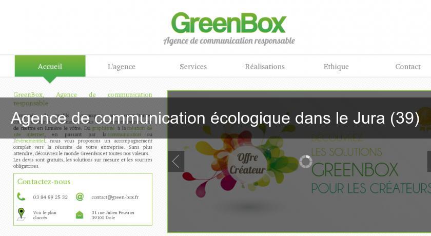 Agence de communication écologique dans le Jura (39) Agence de communication écologique dans le Jura (39)