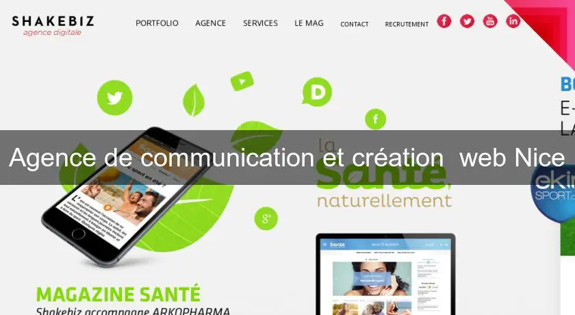 Agence de communication et création  web Nice