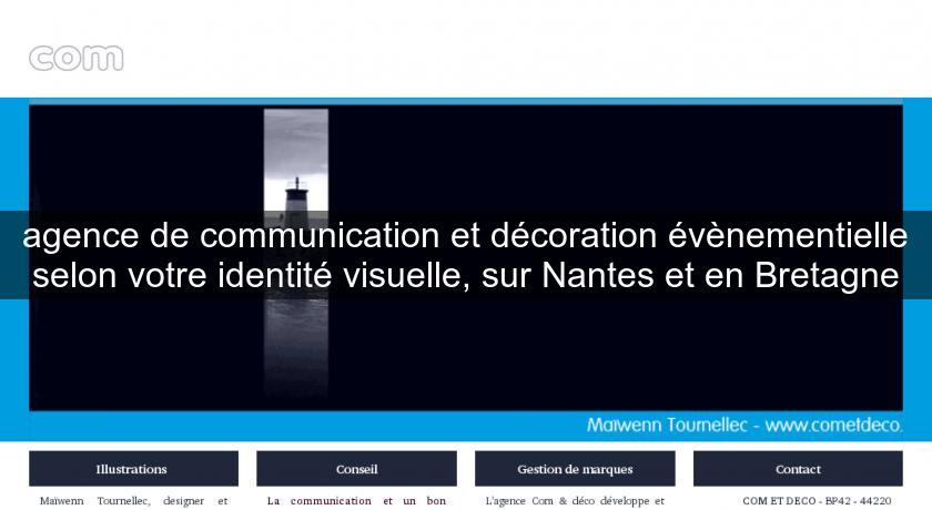 agence de communication et décoration évènementielle selon votre identité visuelle, sur Nantes et en Bretagne
