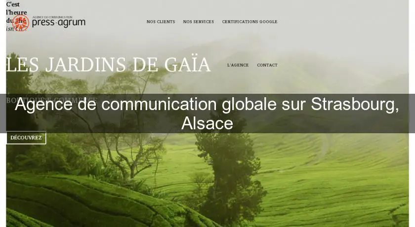 Agence de communication globale sur Strasbourg, Alsace