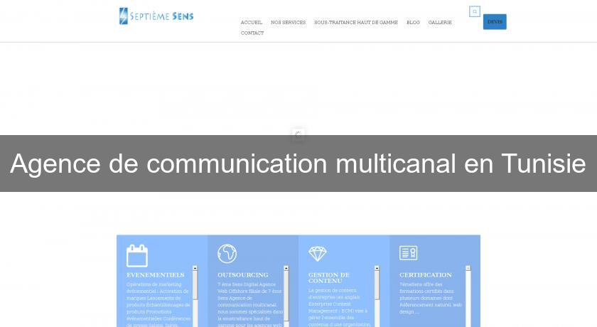 Agence de communication multicanal en Tunisie Agence de communication multicanal en Tunisie