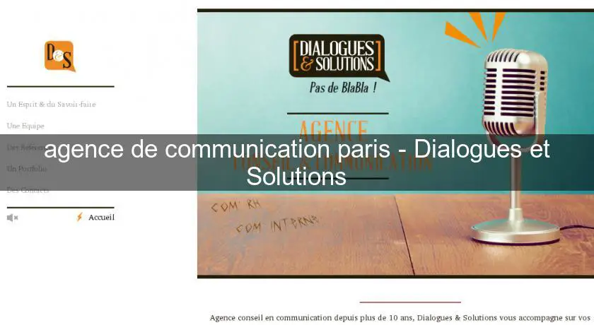 agence de communication paris - Dialogues et Solutions