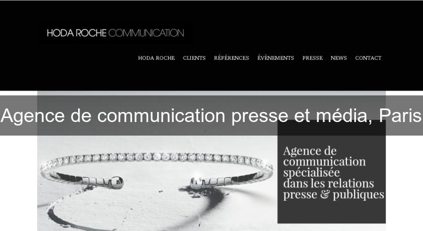 Agence de communication presse et média, Paris