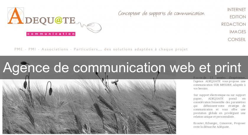 Agence de communication web et print Agence de communication web et print
