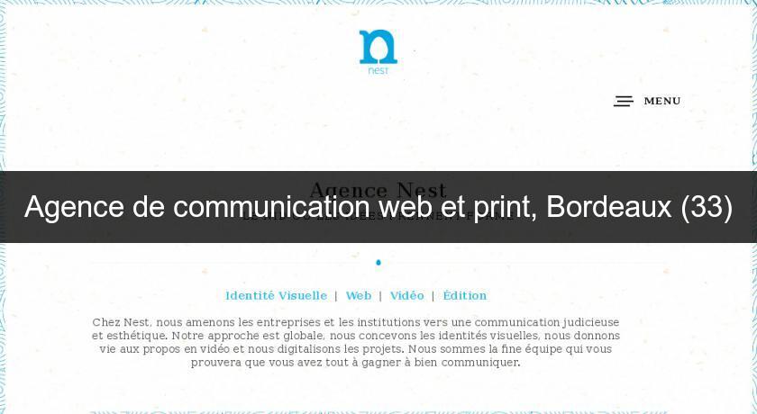 Agence de communication web et print, Bordeaux (33)