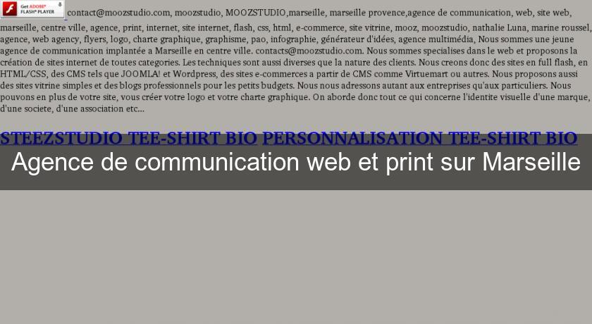 Agence de communication web et print sur Marseille Agence de communication web et print sur Marseille