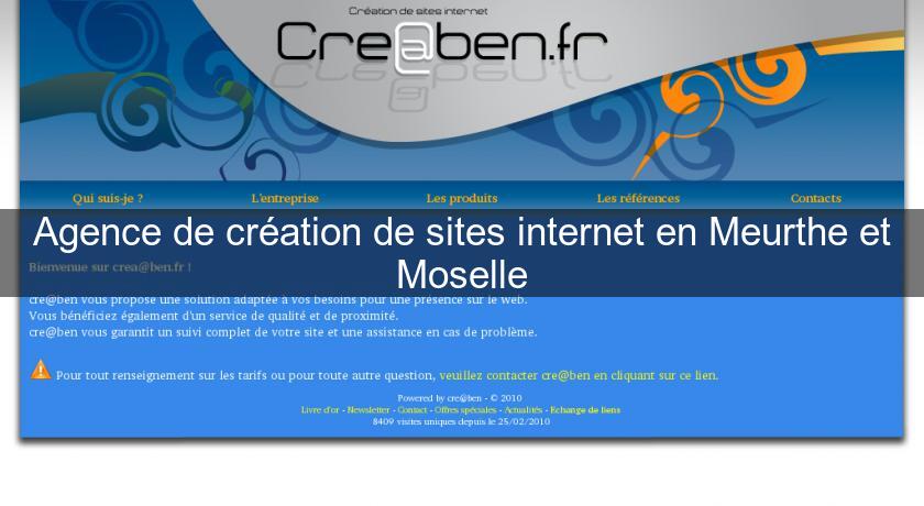 Agence de création de sites internet en Meurthe et Moselle Agence de création de sites internet en Meurthe et Moselle