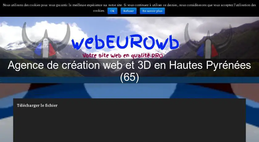 Agence de création web et 3D en Hautes Pyrénées (65)