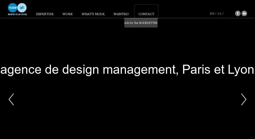 agence de design management, Paris et Lyon