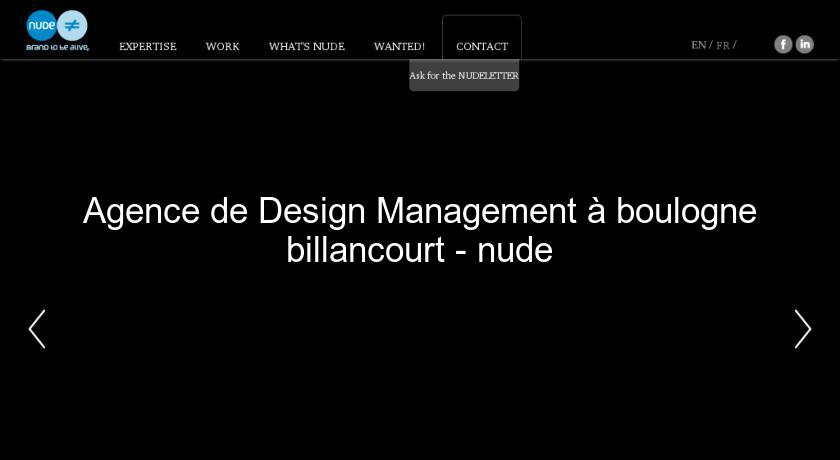 Agence de Design Management à boulogne billancourt - nude Agence de Design Management à boulogne billancourt - nude