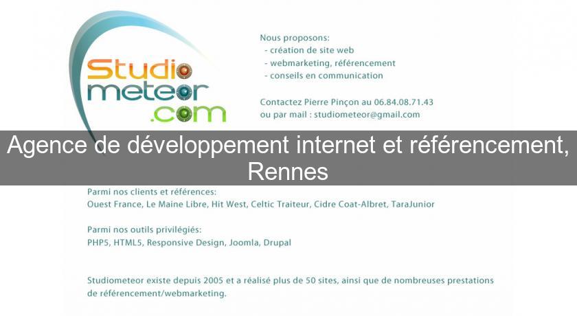 Agence de développement internet et référencement, Rennes Agence de développement internet et référencement, Rennes