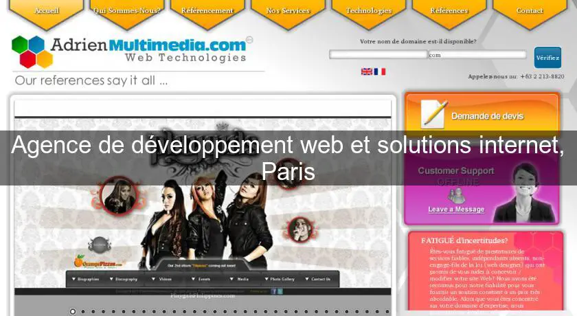 Agence de développement web et solutions internet, Paris
