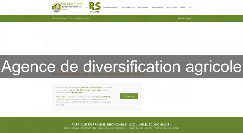 Agence de diversification agricole