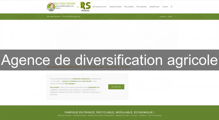 Agence de diversification agricole Agence de diversification agricole