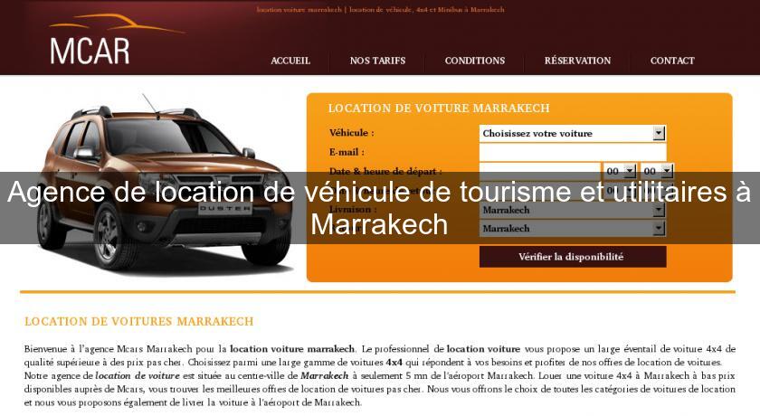 Agence de location de véhicule de tourisme et utilitaires à Marrakech