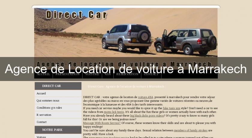 Agence de Location de voiture à Marrakech