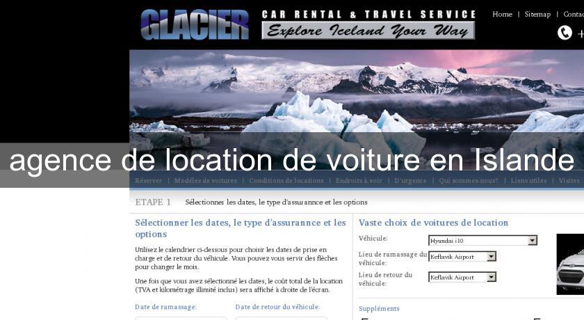 agence de location de voiture en Islande