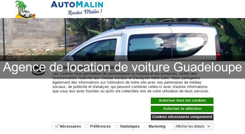 Agence de location de voiture Guadeloupe