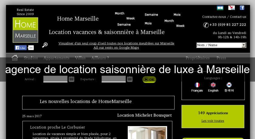 agence de location saisonnière de luxe à Marseille