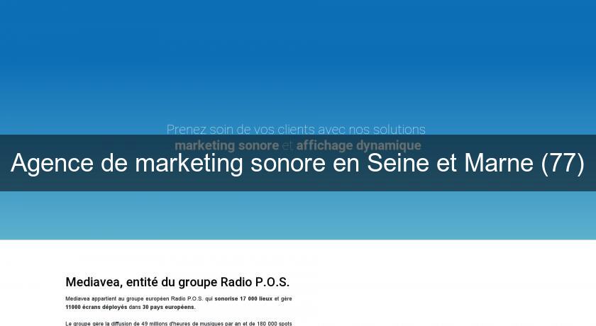 Agence de marketing sonore en Seine et Marne (77) Agence de marketing sonore en Seine et Marne (77)
