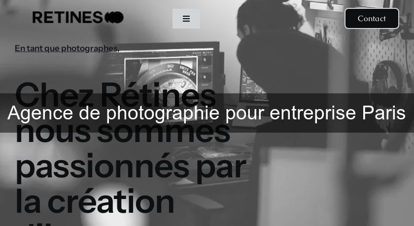 Agence de photographie pour entreprise Paris