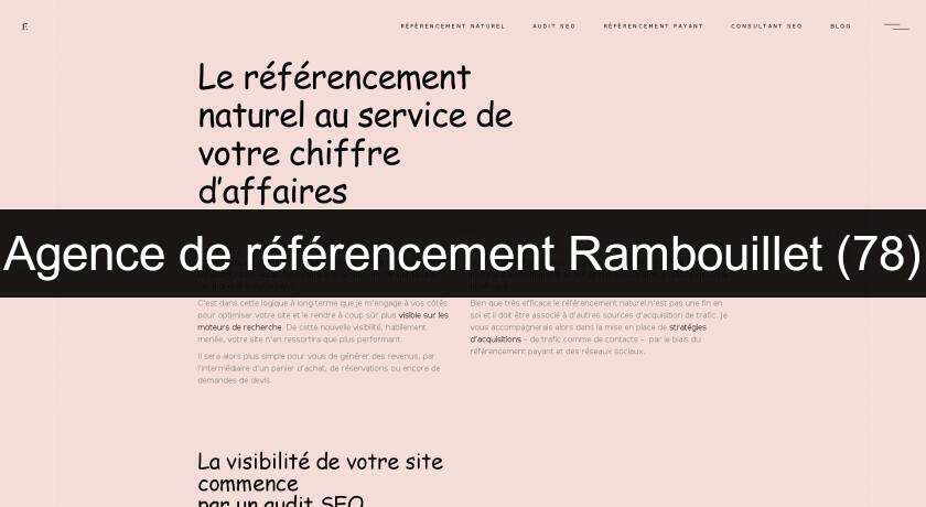 Agence de référencement Rambouillet (78)