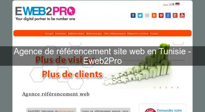Agence de référencement site web en Tunisie - Eweb2Pro