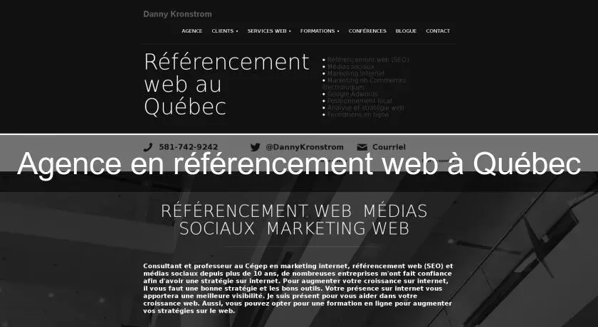 Agence en référencement web à Québec