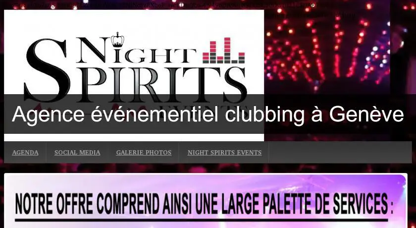 Agence événementiel clubbing à Genève