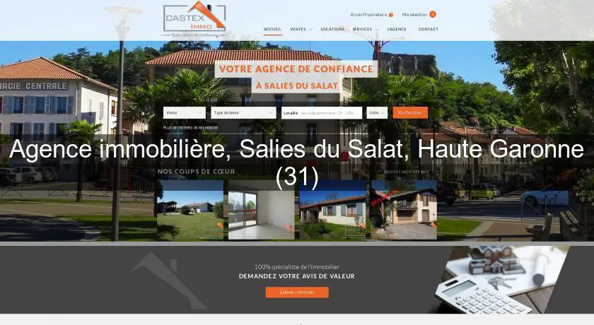 Agence immobilière, Salies du Salat, Haute Garonne (31)