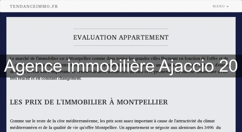 Agence immobilière Ajaccio 20 Agence immobilière Ajaccio 20