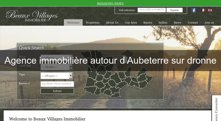 Agence immobilière autour d'Aubeterre sur dronne