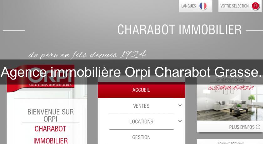 Agence immobilière Orpi Charabot Grasse.